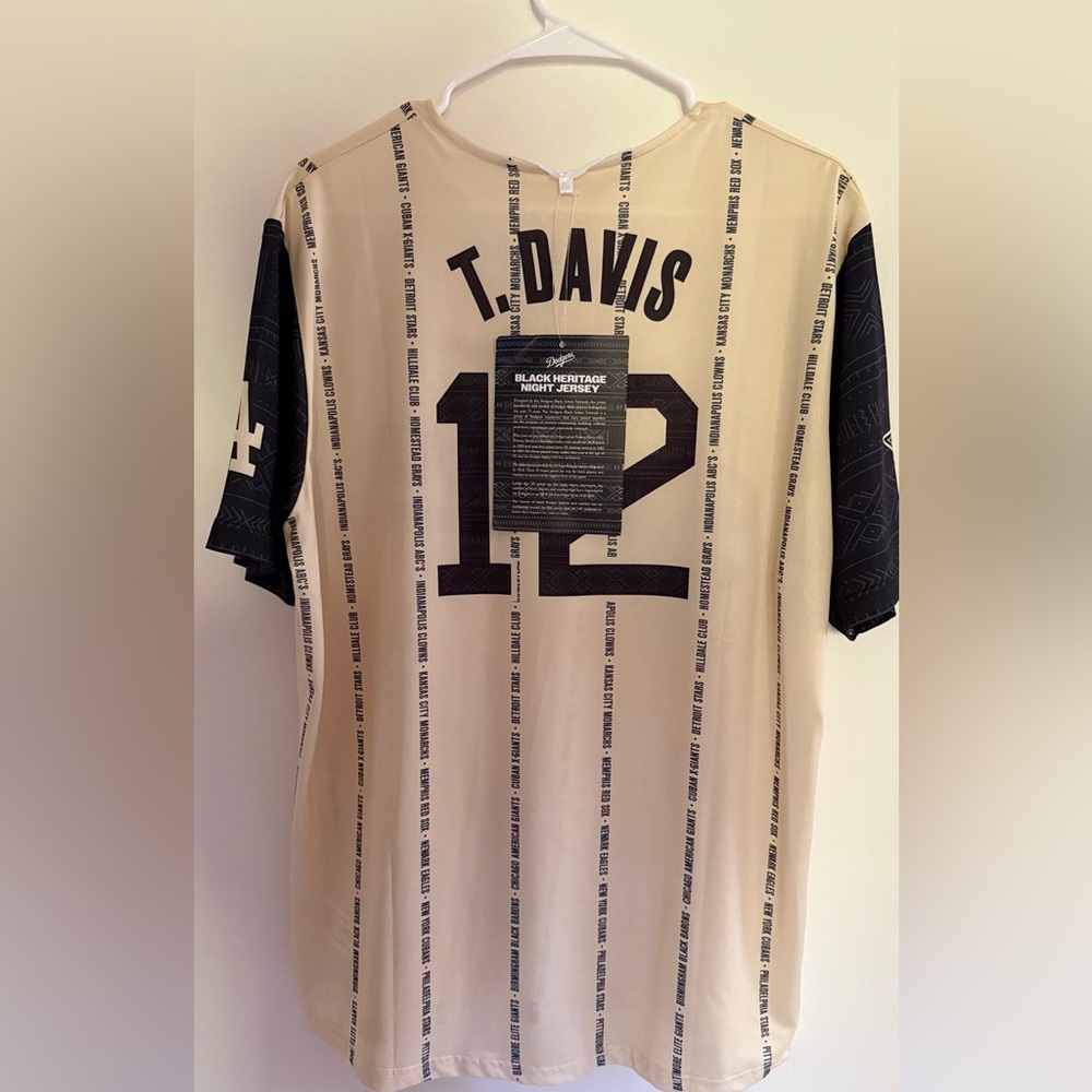 Dodgers Black Heritage Night Jersey Men’s - Picture 2 of 5